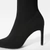 Botine croite cu toc înalt Botine croite cu toc înalt