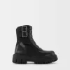 Botine cu platformă cu catarame Botine cu platformă cu catarame