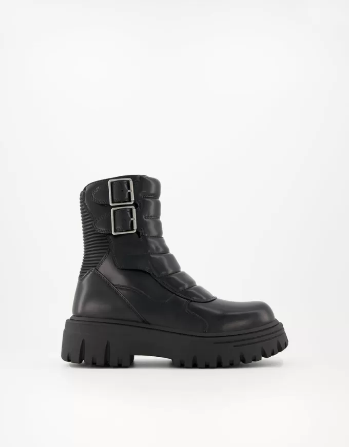 Botine cu platformă cu catarame Botine cu platformă cu catarame