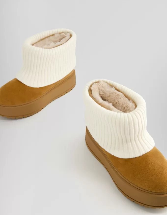 Botine cu platformă cu șosete Botine cu platformă cu șosete