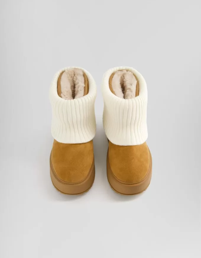 Botine cu platformă cu șosete Botine cu platformă cu șosete