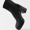 Botine cu platformă cu toc bloc Botine cu platformă cu toc bloc