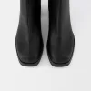Botine cu platformă cu toc bloc Botine cu platformă cu toc bloc