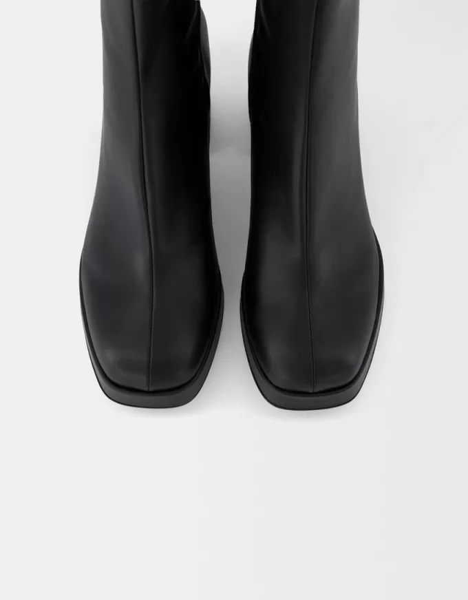 Botine cu platformă cu toc bloc Botine cu platformă cu toc bloc