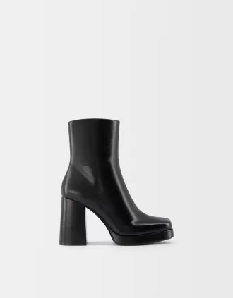 Botine cu platformă cu toc înalt