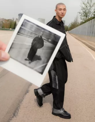 Botine cu șireturi cu talpă