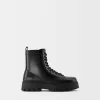 Botine cu șireturi cu talpă Botine cu șireturi cu talpă