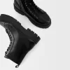 Botine cu șireturi cu talpă Botine cu șireturi cu talpă