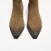 Botine de cowboy cu vârf metalic Botine de cowboy cu vârf metalic