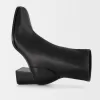 Botine montate cu toc bloc Botine montate cu toc bloc