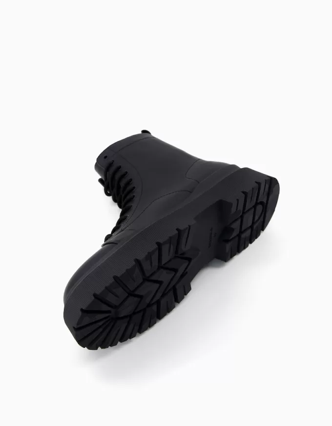 Botine pentru bărbați cu șireturi cu talpă de cale Botine pentru bărbați cu șireturi cu talpă de cale