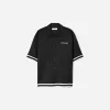 Camasa boxy cu maneca scurta brodata Camasa boxy cu maneca scurta brodata