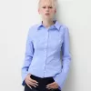 Cămașă mulat cu mâneci evazate Cămașă mulat cu mâneci evazate