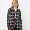Cămașă oversize cu carouri Cămașă oversize cu carouri