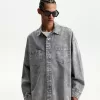 Cămașă oversize cu mânecă lungă Cămașă oversize cu mânecă lungă