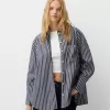 Cămașă oversize din poplin Cămașă oversize din poplin