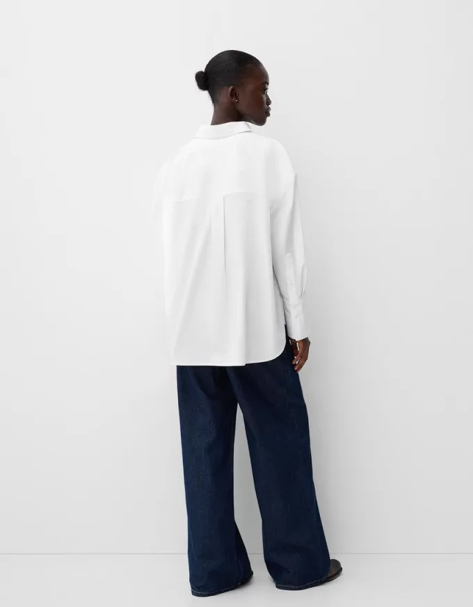 Cămașă rustică oversize cu mânecă lungă Cămașă rustică oversize cu mânecă lungă