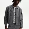 Cămașă supradimensionată din denim