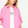 Cămașă supradimensionată din poplin Cămașă supradimensionată din poplin