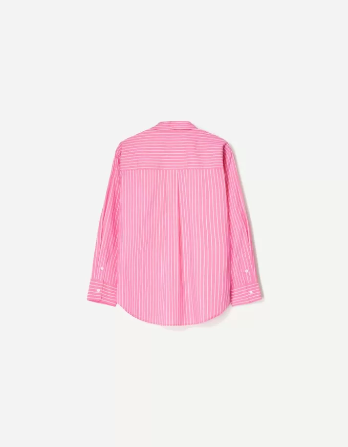 Cămașă supradimensionată din poplin Cămașă supradimensionată din poplin