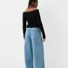 Cardigan Bardot din tricot cablu cu fermoar Cardigan Bardot din tricot cablu cu fermoar