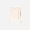 Cardigan Bardot din tricot cablu cu fermoar Cardigan Bardot din tricot cablu cu fermoar