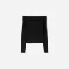 Cardigan Bardot din tricot cablu cu fermoar Cardigan Bardot din tricot cablu cu fermoar
