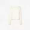 Cardigan din tricot deschis cu decolteu deschis Cardigan din tricot deschis cu decolteu deschis