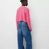 Cardigan texturat cu decolteu Cardigan texturat cu decolteu