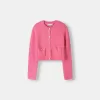 Cardigan texturat cu decolteu Cardigan texturat cu decolteu