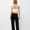 Crop top din poplin