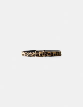 Curea animal print cu catarama