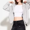 Fusta cargo din denim cu bretele Fusta cargo din denim cu bretele