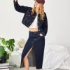 Fusta lunga din denim