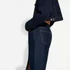 Fusta lunga din denim