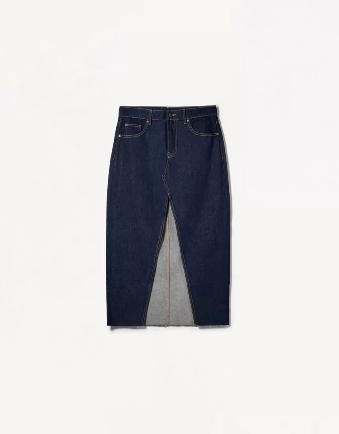 Fusta lunga din denim