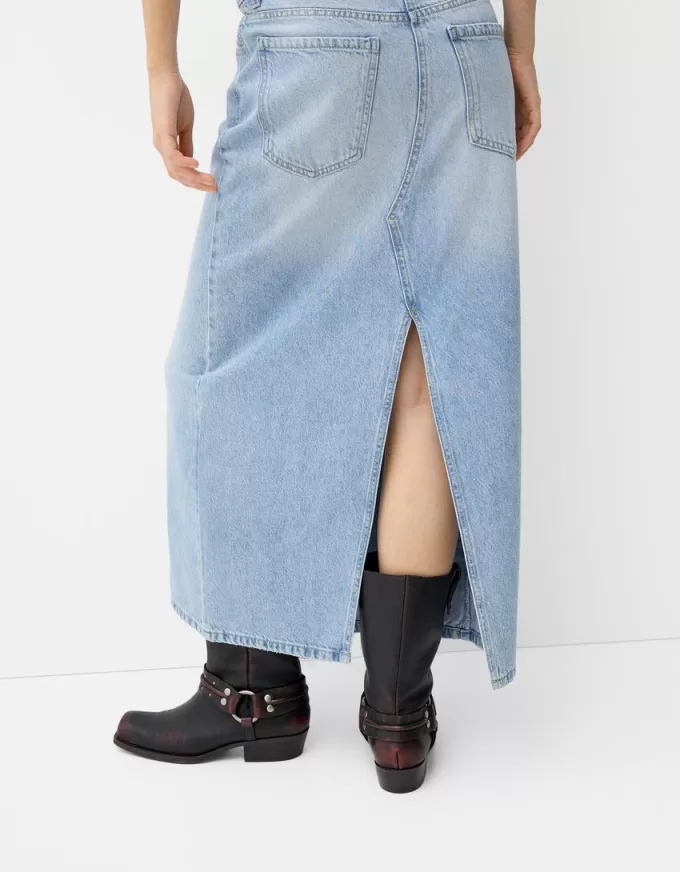 Fusta lunga din denim
