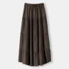 Fusta midi cu talie elastica Fusta midi cu talie elastica
