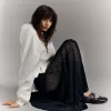 Fusta midi din dantela Fusta midi din dantela