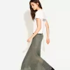 Fusta midi din dantela Fusta midi din dantela
