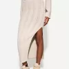 Fusta midi din tricot deschis Fusta midi din tricot deschis
