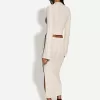 Fusta midi din tricot deschis Fusta midi din tricot deschis