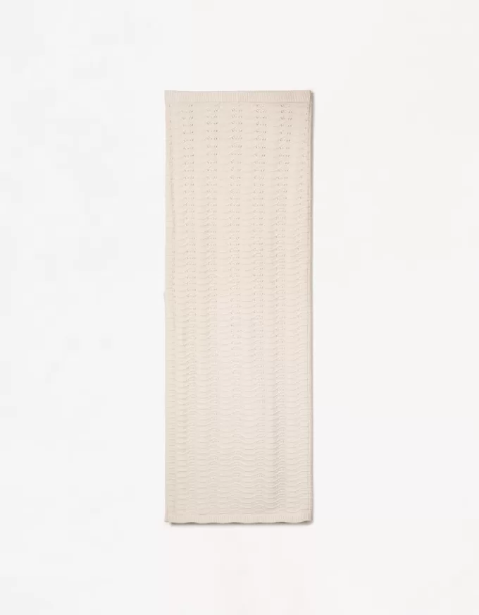 Fusta midi din tricot deschis Fusta midi din tricot deschis