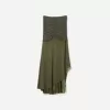 Fusta midi din tul adunat SERIA BERSHKA Fusta midi din tul adunat SERIA BERSHKA