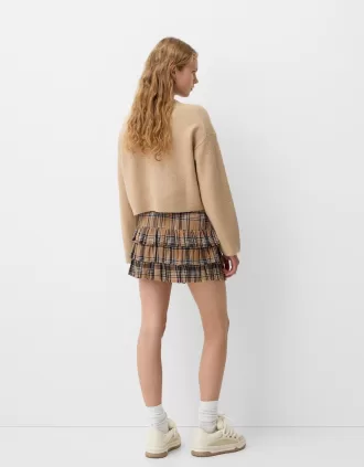 Fusta mini cu carouri