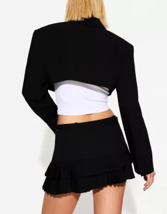 Fusta mini cu pliuri cutie