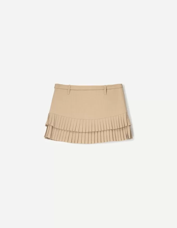 Fusta mini cu pliuri cutie
