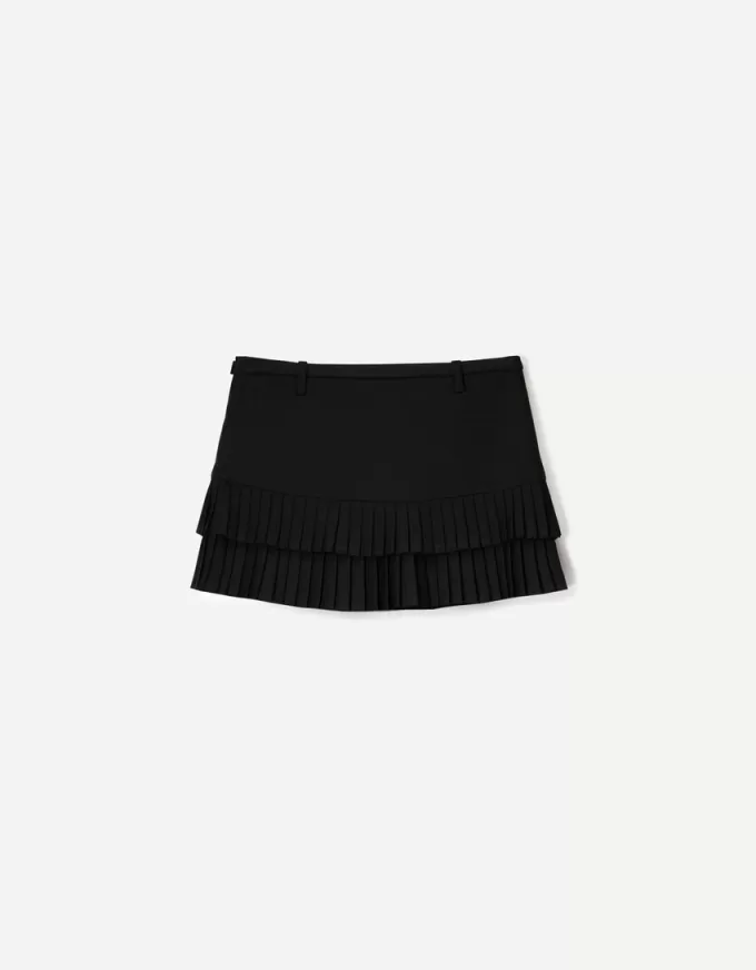Fusta mini cu pliuri cutie