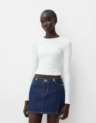 Fusta mini denim