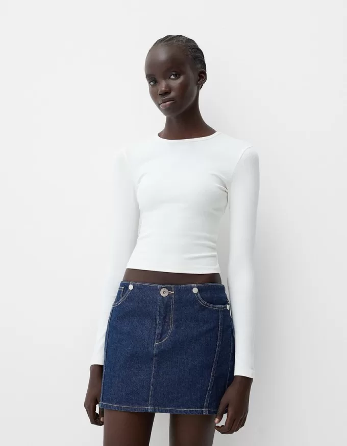 Fusta mini denim